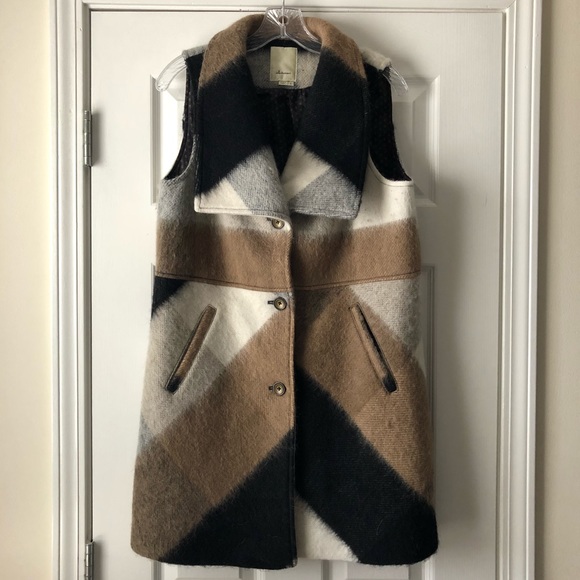 Buffalo Plaid Wool Vest 